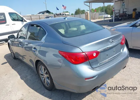 2014 Infiniti Q50 Base from USA, damaged, VIN JN1BV7AP3EM680901